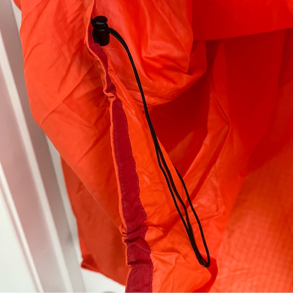 Patagonia Windbreaker Jacket Orange Large Lightweight Gorpcore - Picture 6 of 10